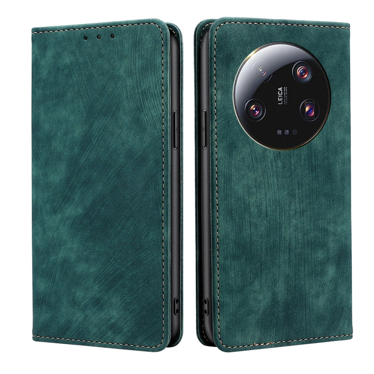 Étui magnétique en cuir antivol RFID pour Xiaomi 13 Ultra 5G et Xiaomi Civi 3 5G