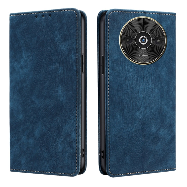 RFID Anti-theft Brush Magnetic Leather Phone Case