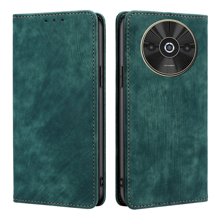 RFID Anti-theft Brush Magnetic Leather Phone Case