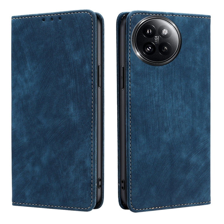 RFID Anti-theft Brush Magnetic Leather Phone Case