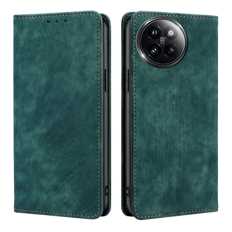 RFID Anti-theft Brush Magnetic Leather Phone Case