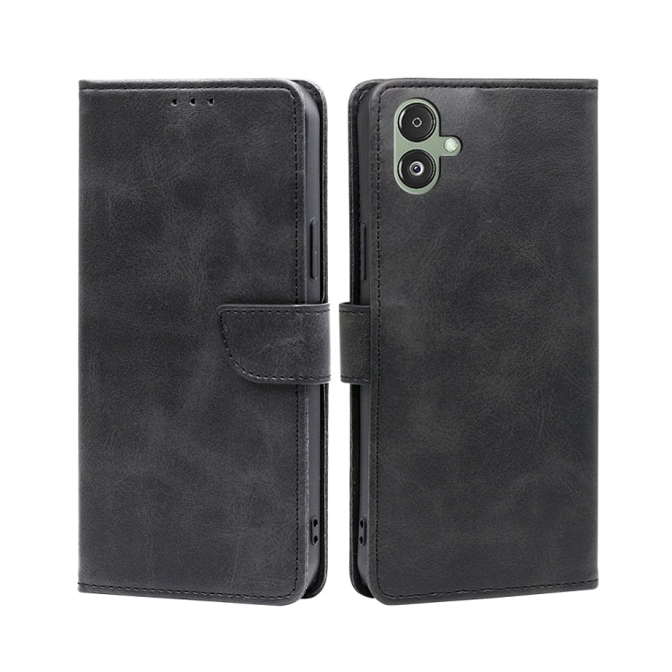 Calf Texture Buckle Flip Leather Phone Case