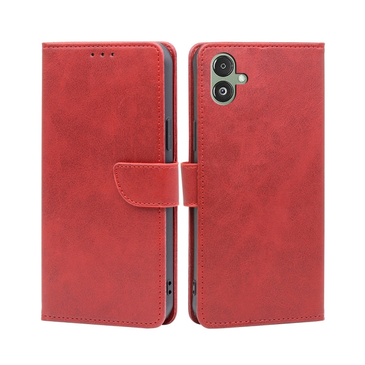 Calf Texture Buckle Flip Leather Phone Case