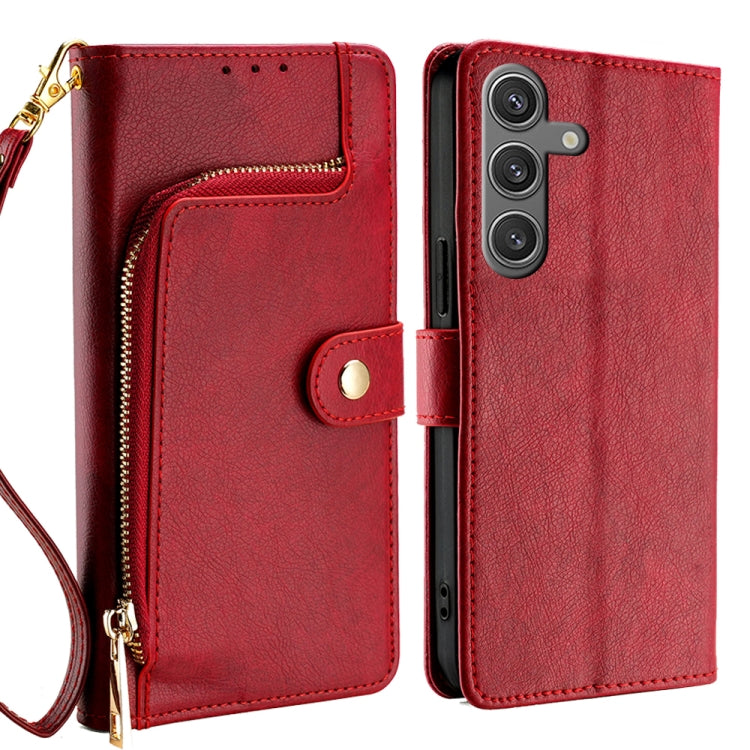 Zipper Bag Leather Phone Case, For Samsung Galaxy M55 5G, For Samsung Galaxy M15 5G, For Samsung Galaxy S24+ 5G, For Samsung Galaxy S24 5G, For Samsung Galaxy M54 5G, For Samsung Galaxy F14 5G