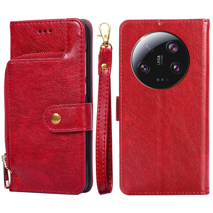 Zipper Bag Leather Phone Case, For Xiaomi 13 Ultra 5G, For Xiaomi Redmi Note 12S 4G