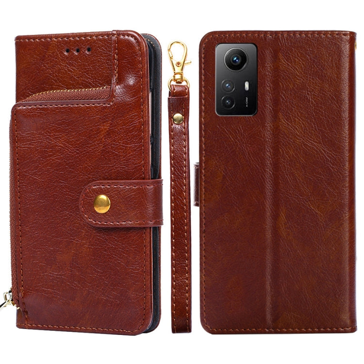 Zipper Bag Leather Phone Case, For Xiaomi 13 Ultra 5G, For Xiaomi Redmi Note 12S 4G