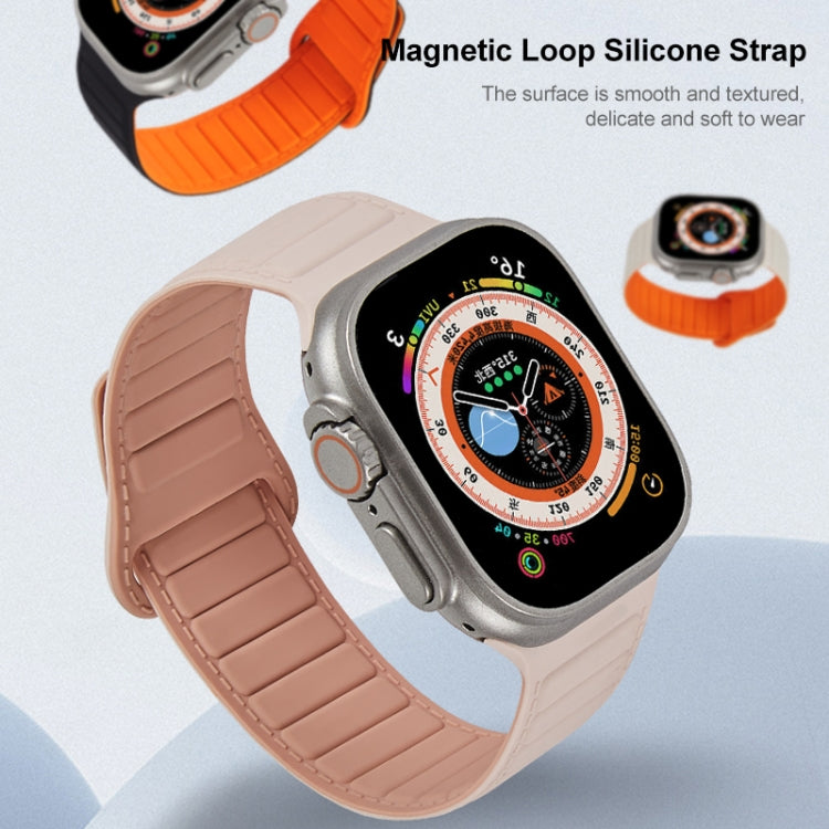 Loop Magnetic Silicone Watch Band, For Apple Watch 9 45mm