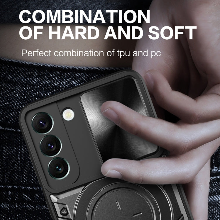 CD Texture Sliding Camshield Magnetic Holder Phone Case, For Samsung Galaxy S22 5G, For Samsung Galaxy A13 5G, For Samsung Galaxy A03s, For Samsung Galaxy A53