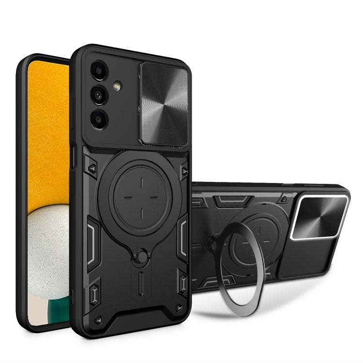 CD Texture Sliding Camshield Magnetic Holder Phone Case, For Samsung Galaxy S22 5G, For Samsung Galaxy A13 5G, For Samsung Galaxy A03s, For Samsung Galaxy A53