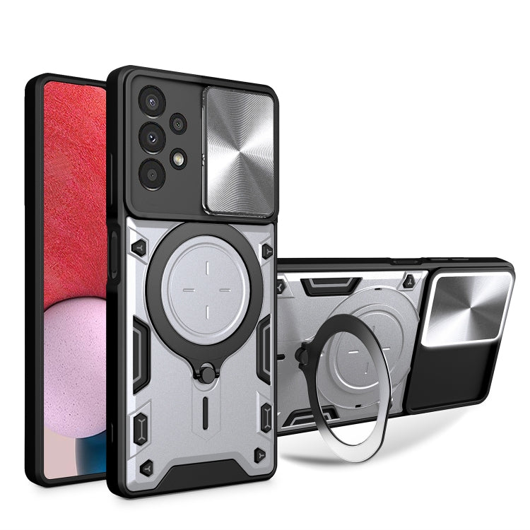CD Texture Sliding Camshield Magnetic Holder Phone Case, For Samsung Galaxy A33 5G, For Samsung Galaxy A13 4G, For Samsung Galaxy S22 Ultra 5G, For Samsung Galaxy S22+ 5G