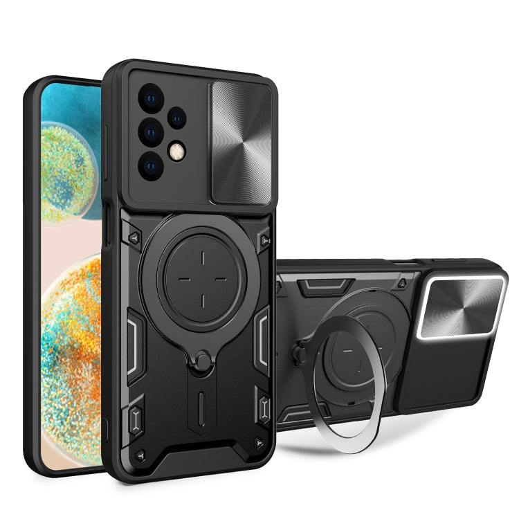 CD Texture Sliding Camshield Magnetic Holder Phone Case, For Samsung Galaxy A23 5G, For Samsung Galaxy A34 5G, For Samsung Galaxy A54 5G, For Samsung Galaxy S23 Ultra 5G