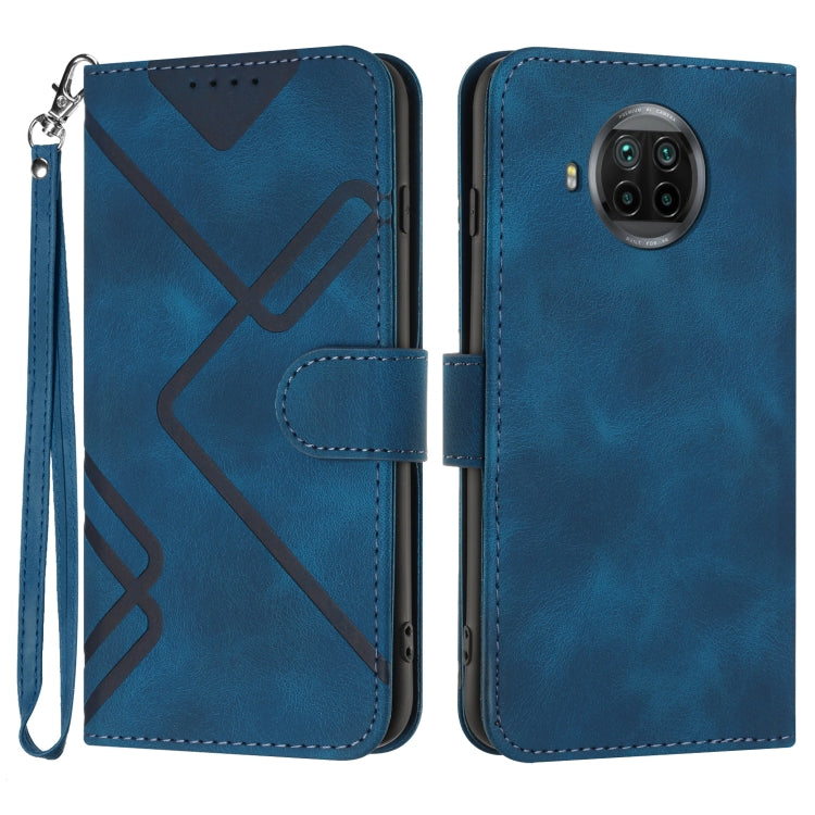 Line Pattern Skin Feel Leather Phone Case, For Xiaomi Poco M3/Redmi 9T, For Xiaomi Mi 11, For Xiaomi Redmi 9C/9C NFC/Poco C3, For Xiaomi Mi 10T Lite 5G
