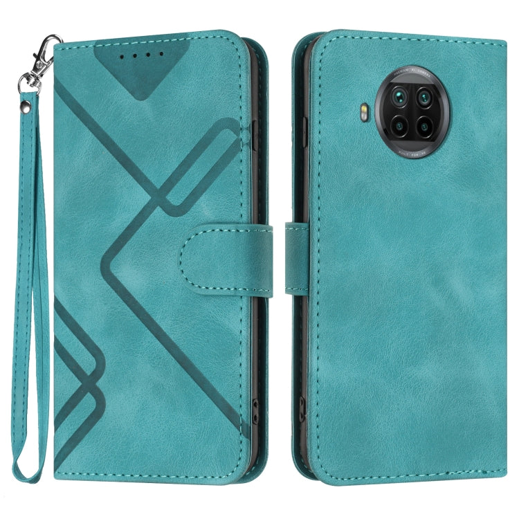 Line Pattern Skin Feel Leather Phone Case, For Xiaomi Poco M3/Redmi 9T, For Xiaomi Mi 11, For Xiaomi Redmi 9C/9C NFC/Poco C3, For Xiaomi Mi 10T Lite 5G