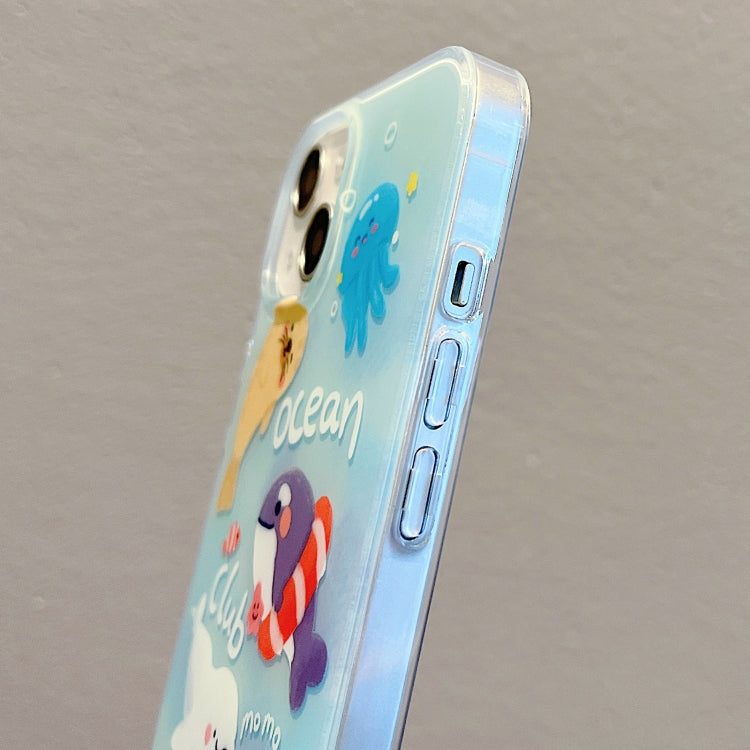 IMD Cute Animal Pattern Phone Case, For iPhone 14 Pro Max, For iPhone 14 Pro, For iPhone 14, For iPhone 13 Pro Max