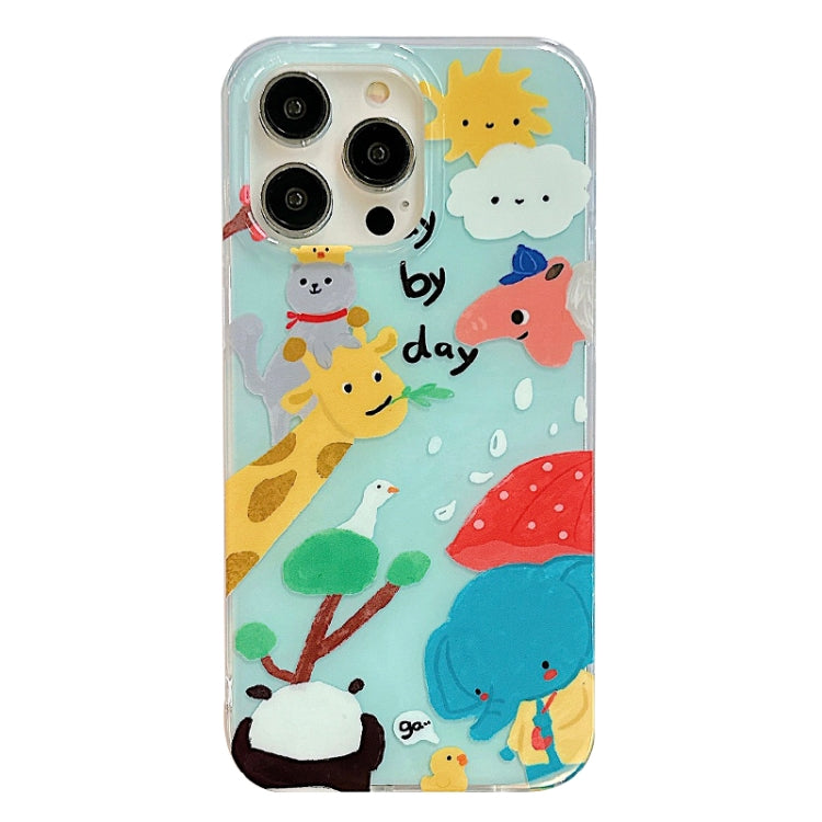 IMD Cute Animal Pattern Phone Case, For iPhone 14 Pro Max, For iPhone 14 Pro, For iPhone 14, For iPhone 13 Pro Max