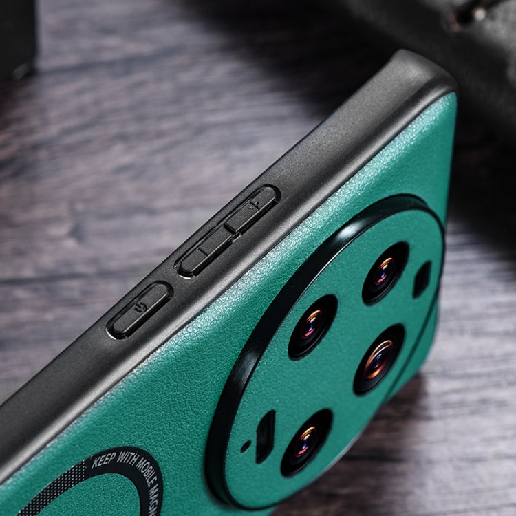 Cloth Texture PU MagSafe Magnetic Phone Case, For Xiaomi 13 Ultra