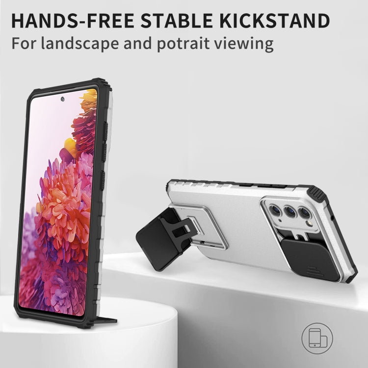 Stereoscopic Holder Sliding Camshield Phone Case, For Samsung Galaxy S20 FE, For Samsung Galaxy A23 4G, For Samsung Galaxy S22+ 5G