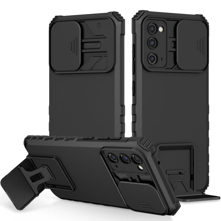 Stereoscopic Holder Sliding Camshield Phone Case, For Samsung Galaxy S20 FE, For Samsung Galaxy A23 4G, For Samsung Galaxy S22+ 5G