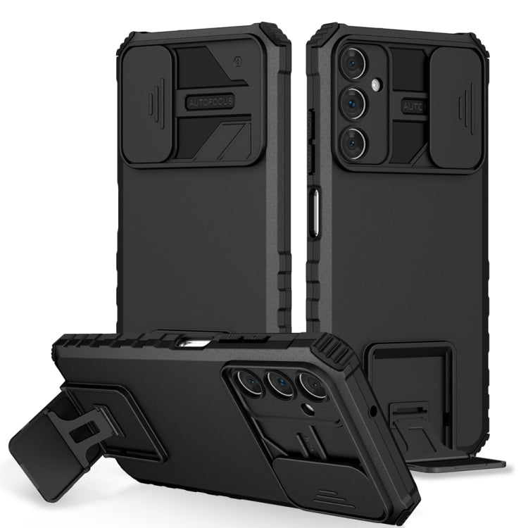 Stereoscopic Holder Sliding Camshield Phone Case, For Samsung Galaxy A05s, For Samsung Galaxy A15 5G, For Samsung Galaxy S24 5G