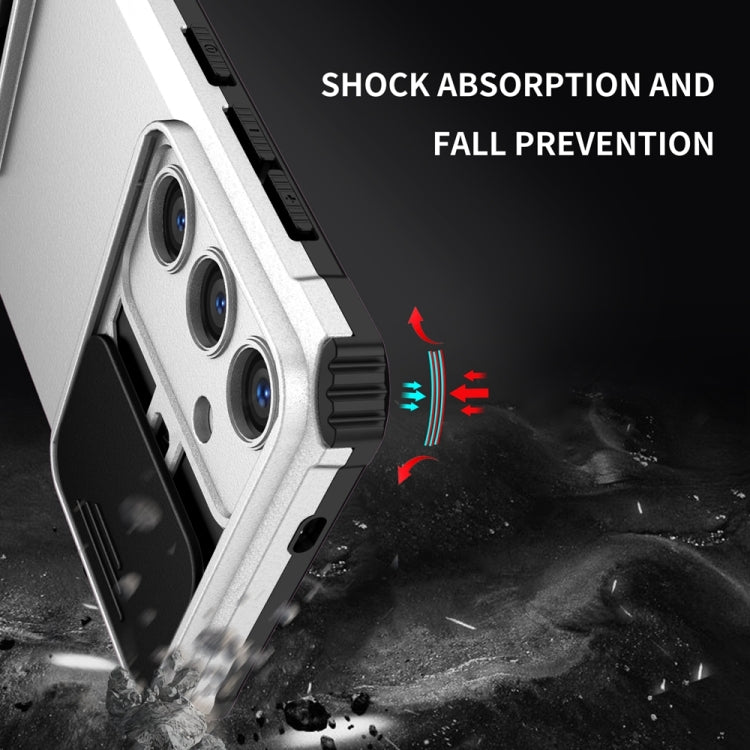 Stereoscopic Holder Sliding Camshield Phone Case, For Samsung Galaxy S24+ 5G, For Samsung Galaxy S24 Ultra 5G