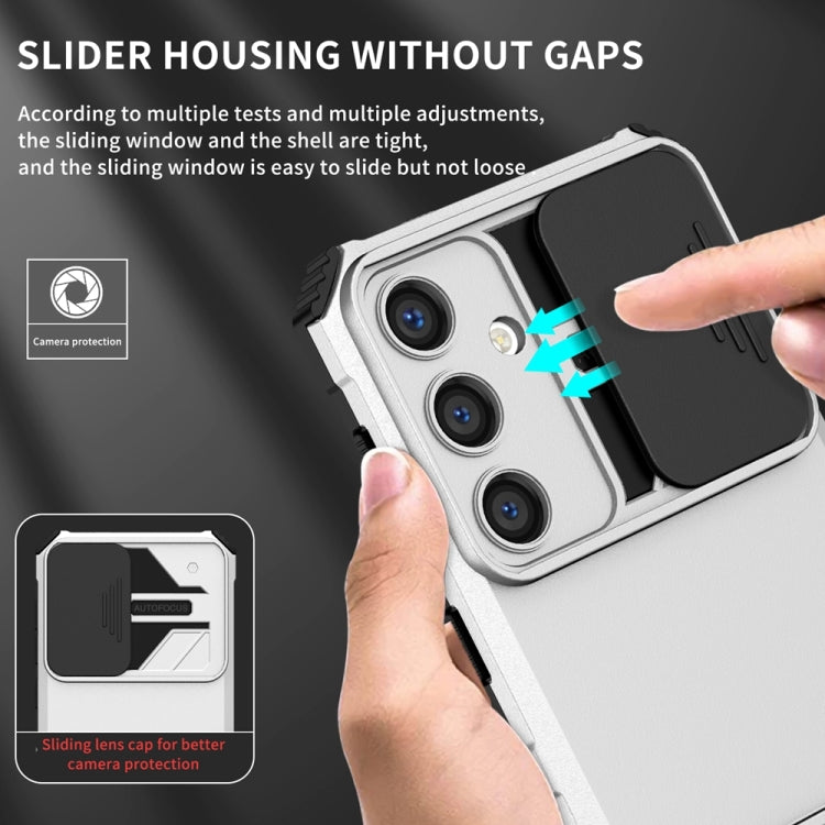 Stereoscopic Holder Sliding Camshield Phone Case, For Samsung Galaxy S24+ 5G, For Samsung Galaxy S24 Ultra 5G
