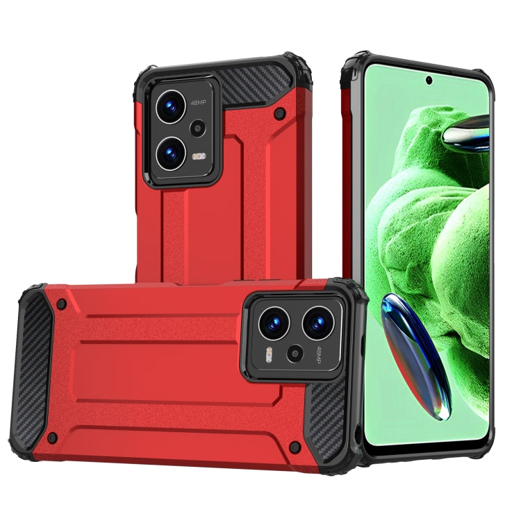 Coque Magic Armor en TPU et PC pour Xiaomi Redmi Note 12 5G / Poco X5 5G, compatible avec Xiaomi Redmi Note 12 Pro 5G.