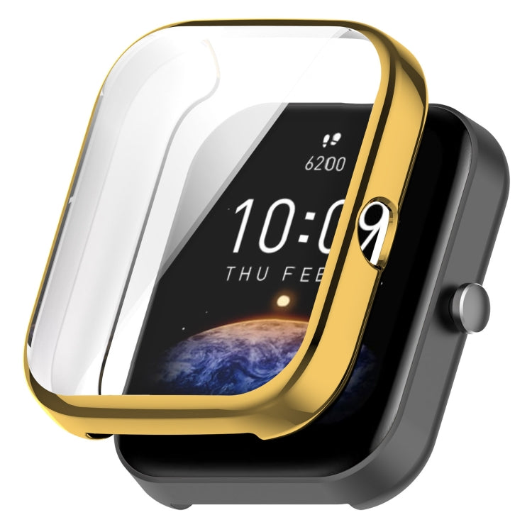 Universal Full Coverage TPU Electroplating Watch Protective Case, For Amazfit Bip 3 / Bip 3 Pro