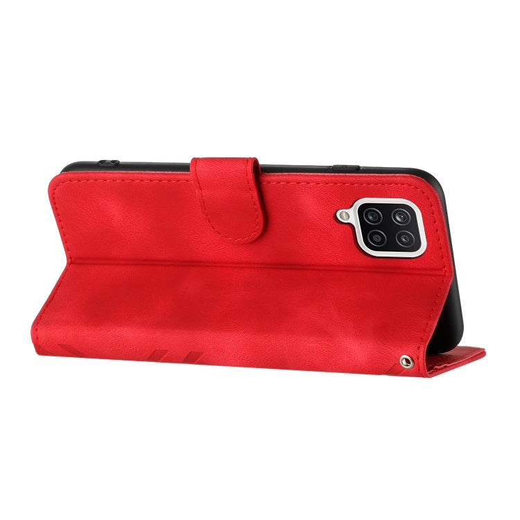 Line Pattern Skin Feel Leather Phone Case