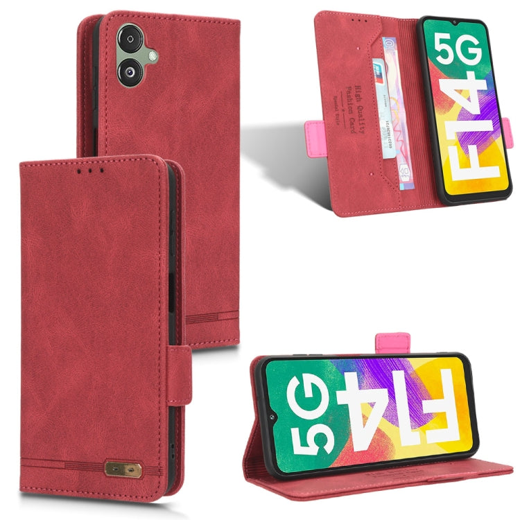 Magnetic Clasp Leather Phone Case, For Samsung Galaxy A25 5G, For Samsung Galaxy F14, For Samsung Galaxy A15, For Samsung Galaxy M54 5G
