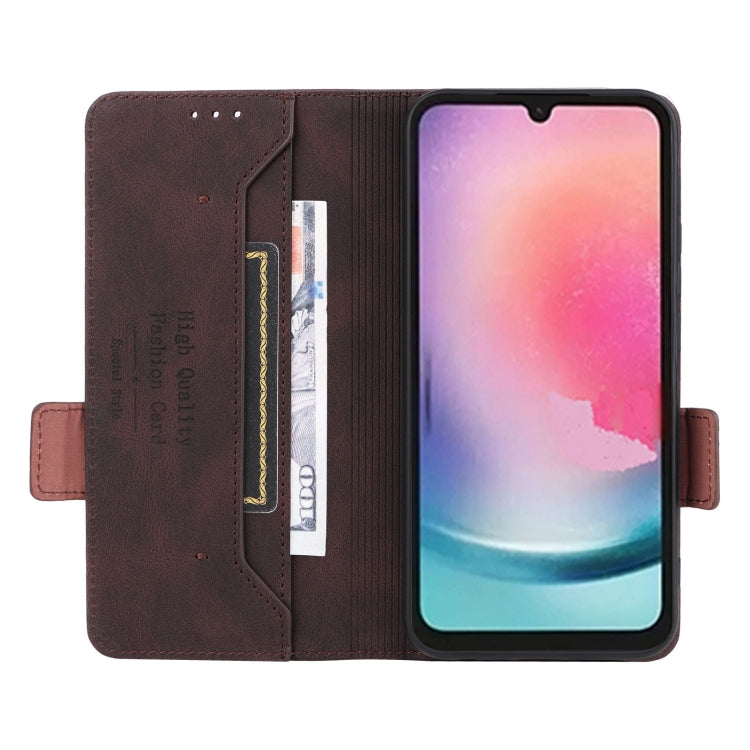 Magnetic Clasp Leather Phone Case, For Samsung Galaxy A25 5G, For Samsung Galaxy F14, For Samsung Galaxy A15, For Samsung Galaxy A05
