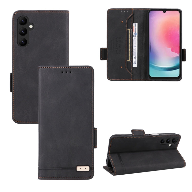 Magnetic Clasp Leather Phone Case, For Samsung Galaxy A25 5G, For Samsung Galaxy F14, For Samsung Galaxy A15, For Samsung Galaxy A05