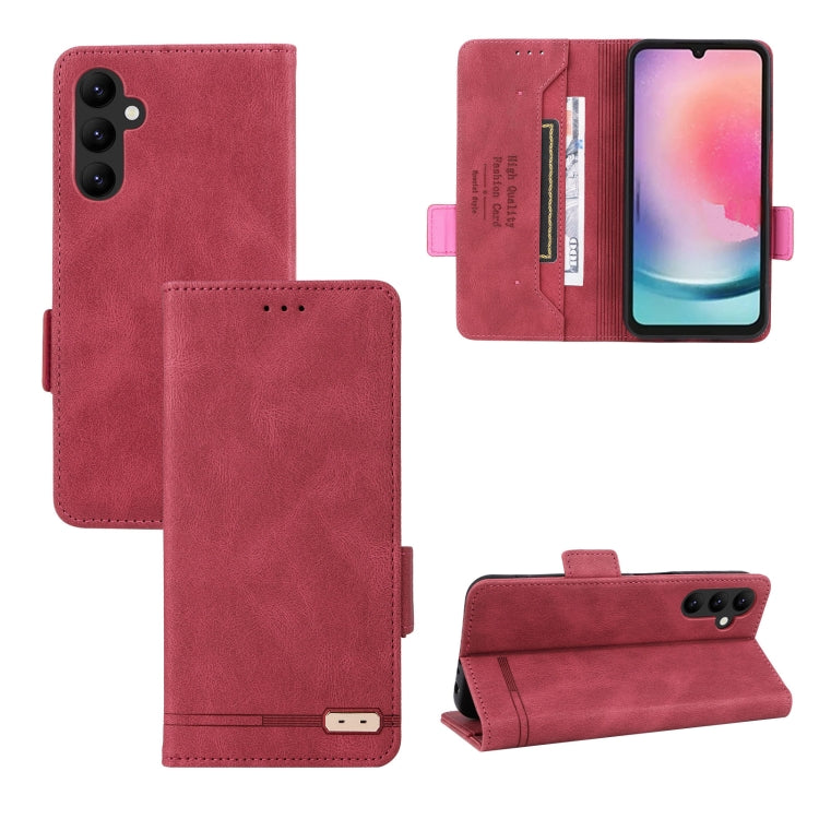 Magnetic Clasp Leather Phone Case, For Samsung Galaxy A25 5G, For Samsung Galaxy F14, For Samsung Galaxy A15, For Samsung Galaxy A05