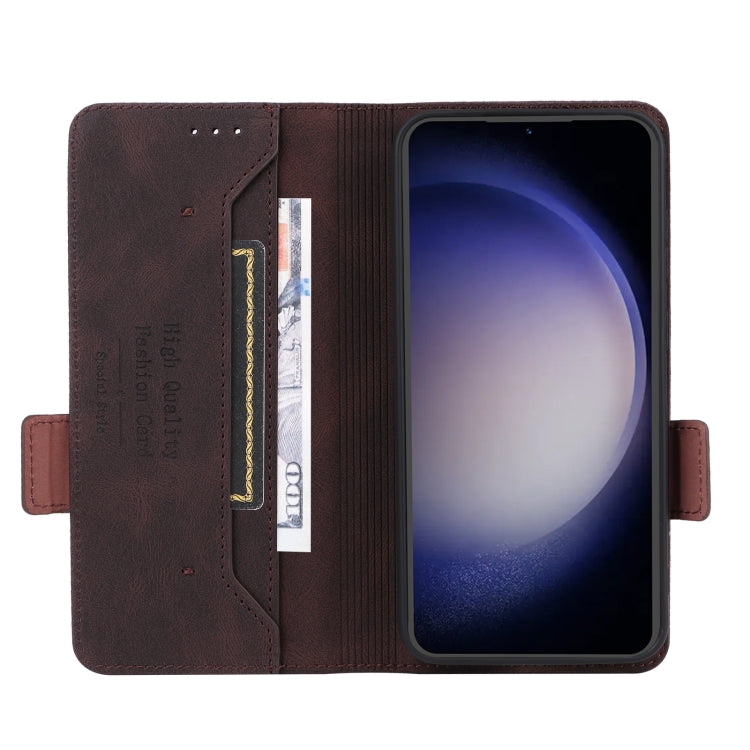 Magnetic Clasp Leather Phone Case, For Samsung Galaxy S23 FE 5G, For Samsung Galaxy M54 5G, For Samsung Galaxy A35 5G, For Samsung Galaxy S24+ 5G