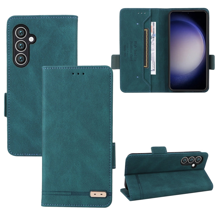 Magnetic Clasp Leather Phone Case, For Samsung Galaxy S23 FE 5G, For Samsung Galaxy M54 5G, For Samsung Galaxy A35 5G, For Samsung Galaxy S24+ 5G