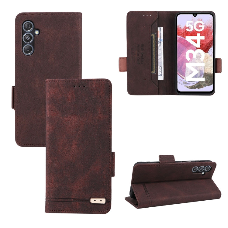 Magnetic Clasp Leather Phone Case, For Samsung Galaxy Xcover 7, For Samsung Galaxy A55 5G, For Samsung Galaxy S24 Ultra 5G, For Samsung Galaxy M34 5G