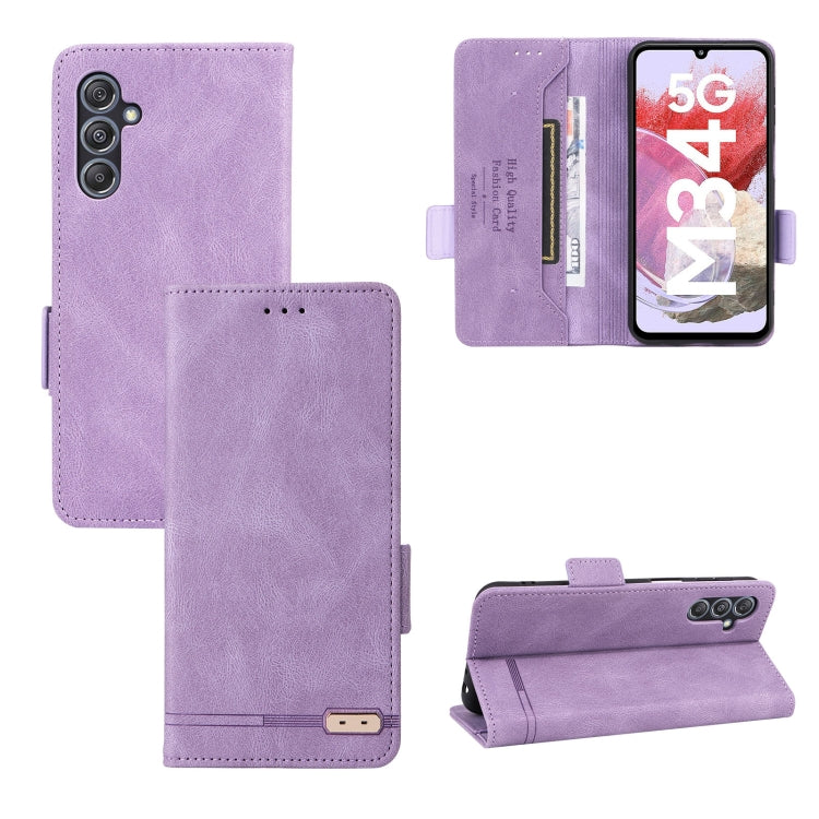 Magnetic Clasp Leather Phone Case, For Samsung Galaxy M34 5G, For Samsung Galaxy A25 5G, For Samsung Galaxy F14, For Samsung Galaxy A05