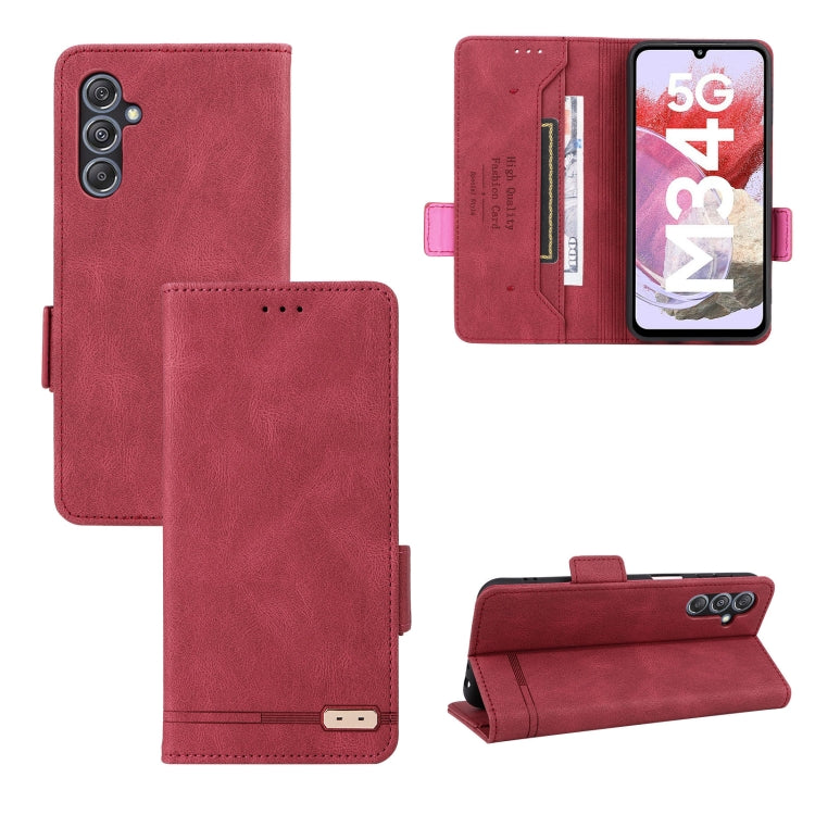 Magnetic Clasp Leather Phone Case, For Samsung Galaxy Xcover 7, For Samsung Galaxy A55 5G, For Samsung Galaxy S24 Ultra 5G, For Samsung Galaxy M34 5G