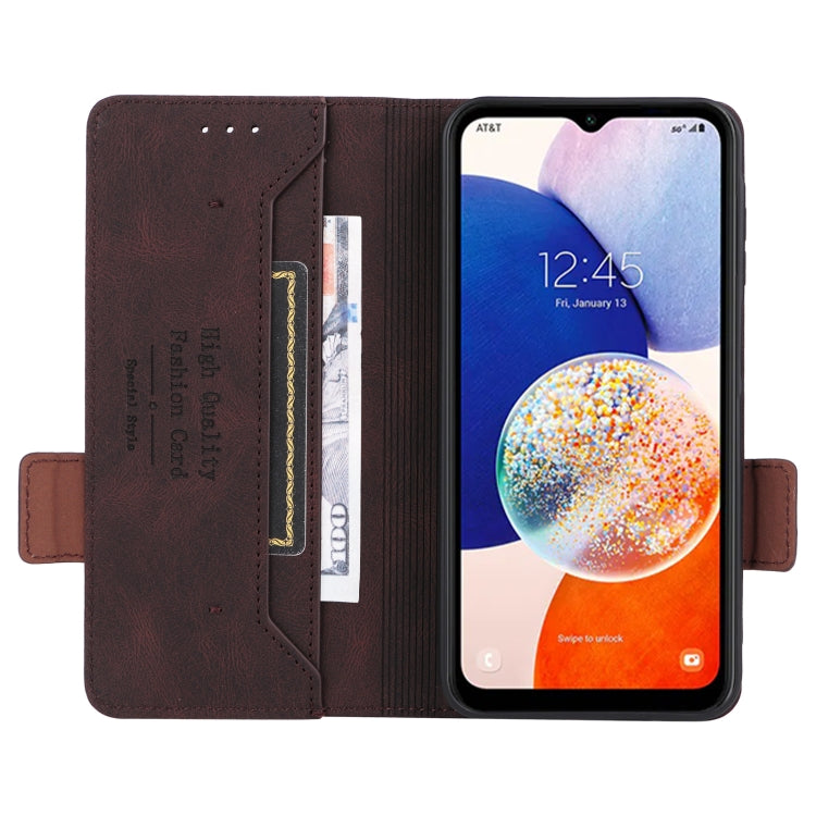 Magnetic Clasp Leather Phone Case