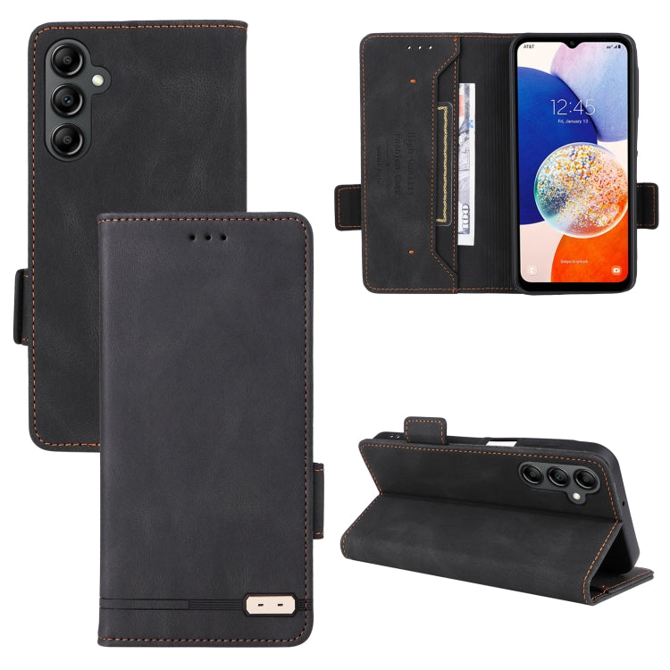 Magnetic Clasp Leather Phone Case, For Samsung Galaxy A25 5G, For Samsung Galaxy F14, For Samsung Galaxy A15, For Samsung Galaxy A05