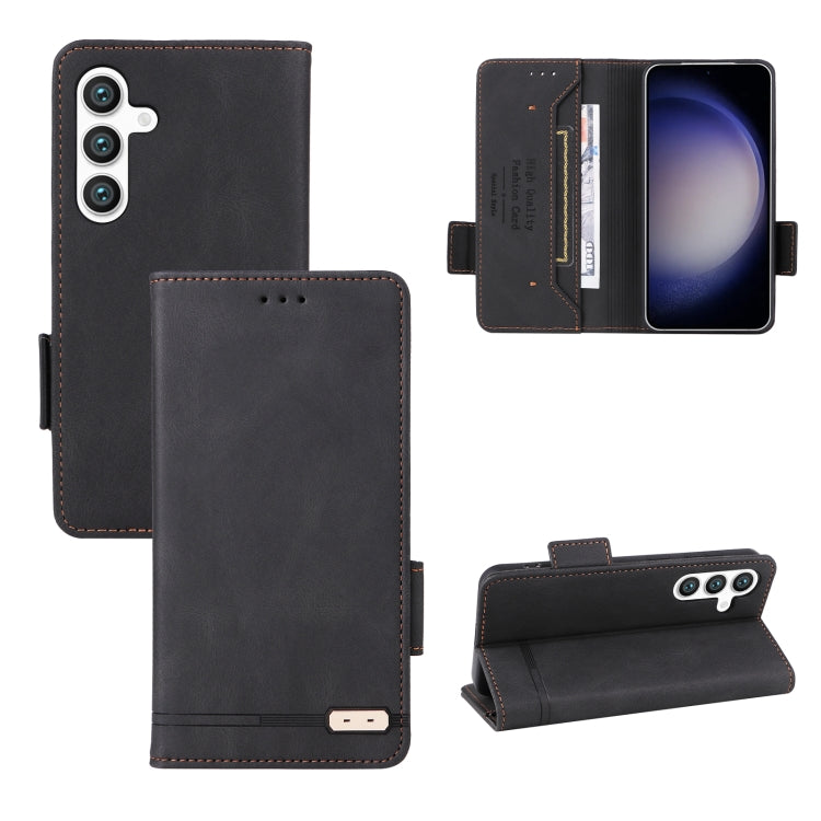 Magnetic Clasp Leather Phone Case, For Samsung Galaxy S23 FE 5G, For Samsung Galaxy M54 5G, For Samsung Galaxy A35 5G, For Samsung Galaxy S24+ 5G