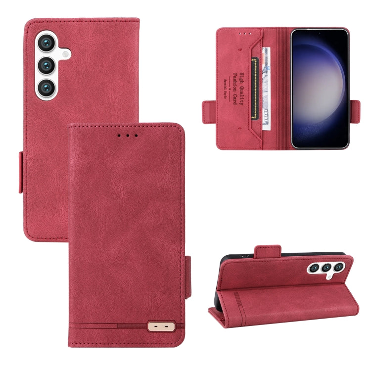 Magnetic Clasp Leather Phone Case, For Samsung Galaxy S23 FE 5G, For Samsung Galaxy M54 5G, For Samsung Galaxy A35 5G, For Samsung Galaxy S24+ 5G
