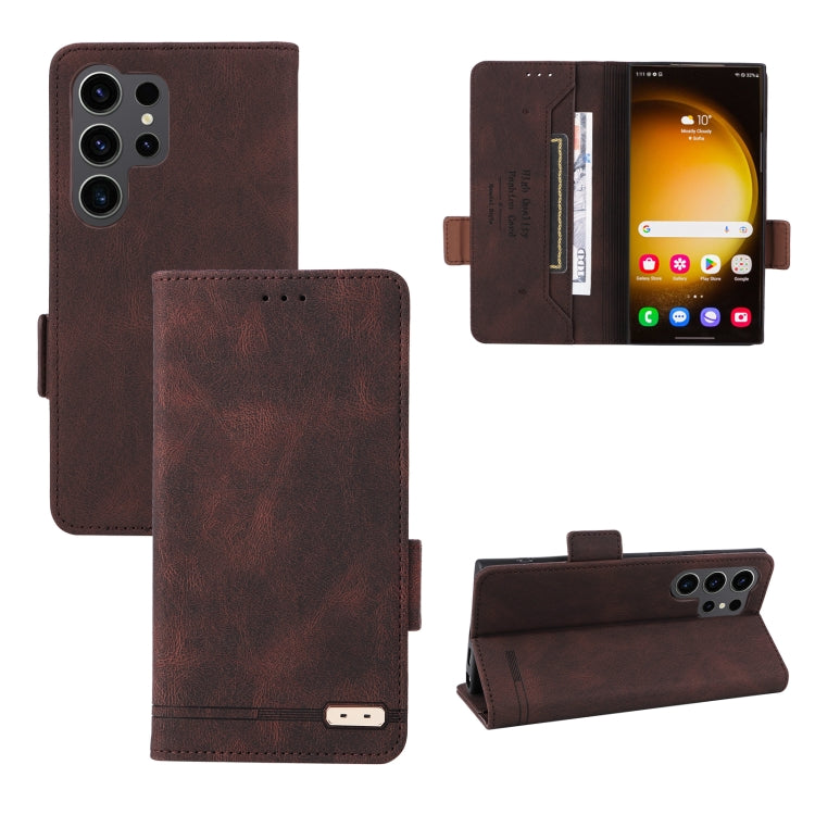 Magnetic Clasp Leather Phone Case