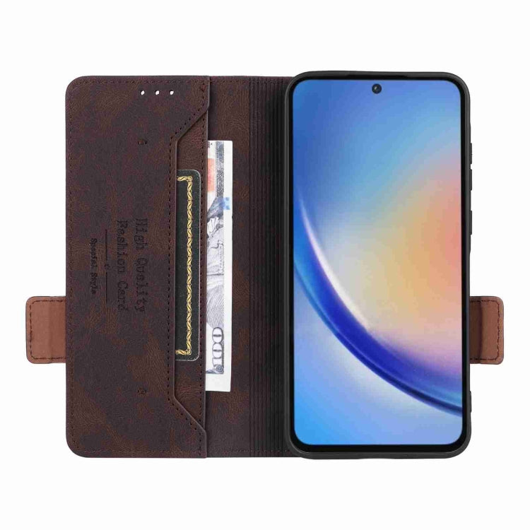 Magnetic Clasp Leather Phone Case, For Samsung Galaxy A35 5G, For Samsung Galaxy S24+ 5G, For Samsung Galaxy A05, For Samsung Galaxy S23 FE 5G