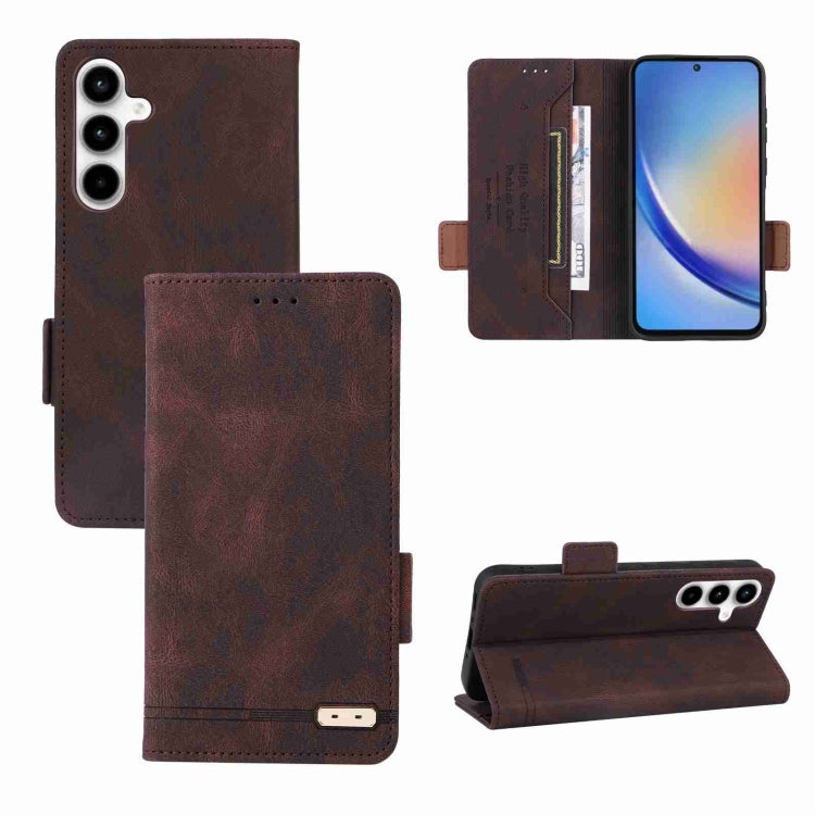 Magnetic Clasp Leather Phone Case, For Samsung Galaxy A35 5G, For Samsung Galaxy S24+ 5G, For Samsung Galaxy A05, For Samsung Galaxy S23 FE 5G