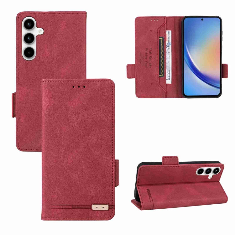 Magnetic Clasp Leather Phone Case, For Samsung Galaxy A35 5G, For Samsung Galaxy S24+ 5G, For Samsung Galaxy A05, For Samsung Galaxy S23 FE 5G