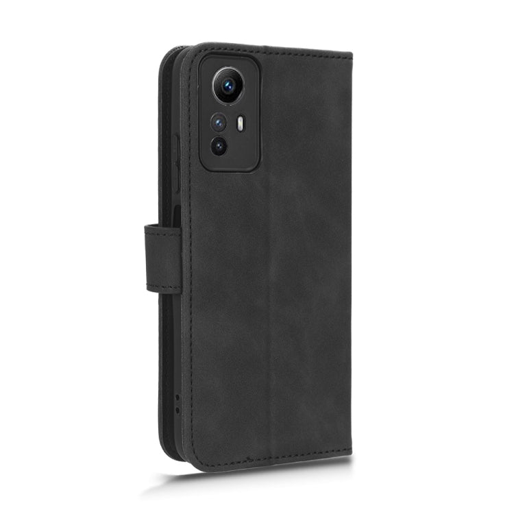 Skin Feel Magnetic Flip Leather Phone Case