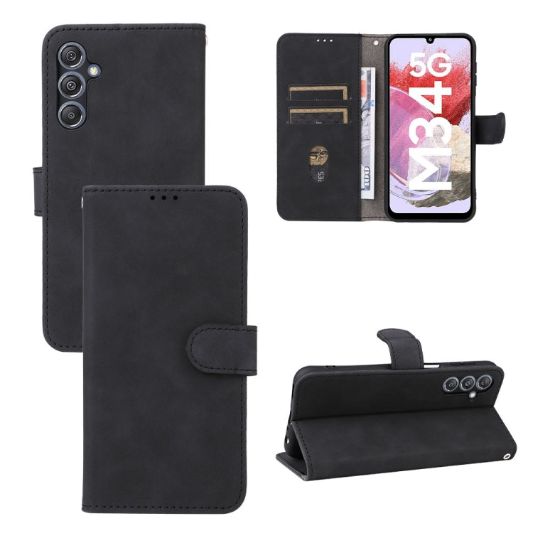 Skin Feel Magnetic Flip Leather Phone Case