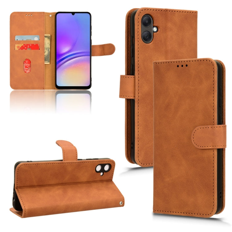 Skin Feel Magnetic Flip Leather Phone Case