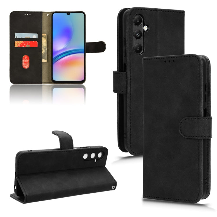 Skin Feel Magnetic Flip Leather Phone Case