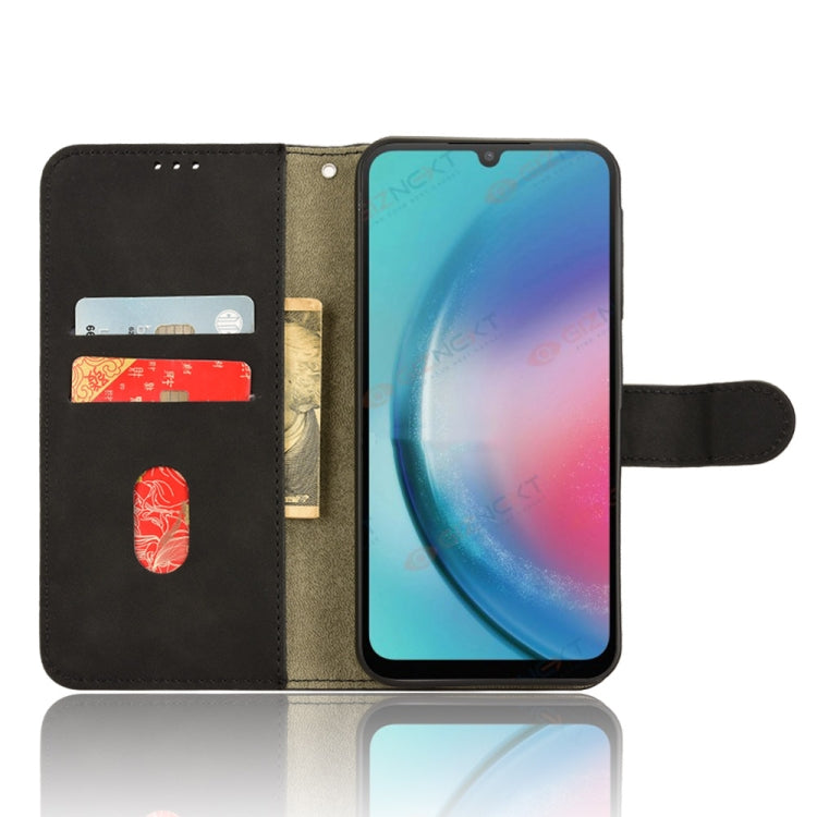 Skin Feel Magnetic Flip Leather Phone Case